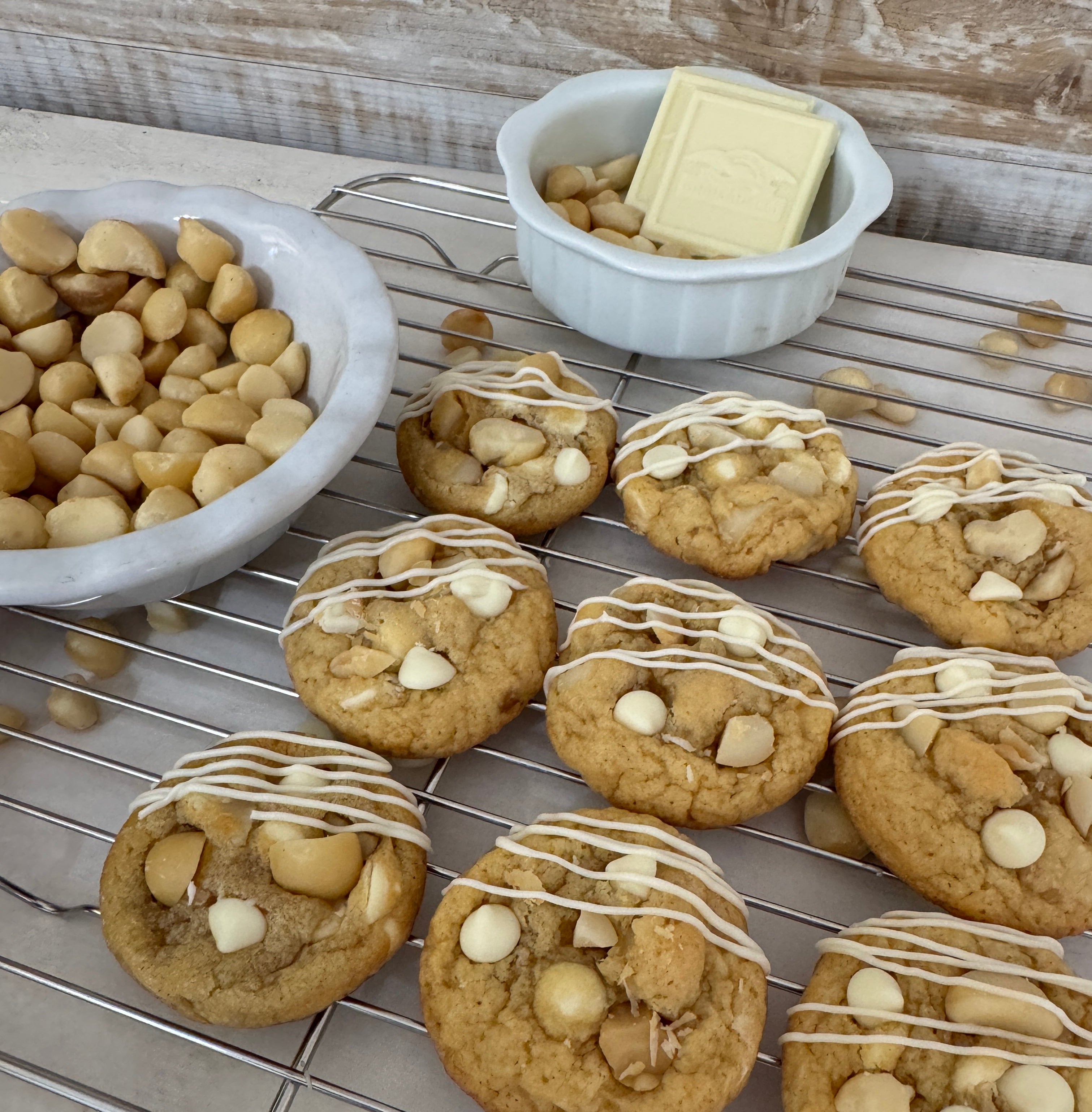 White Chocolate Macadamia Nut Cookies